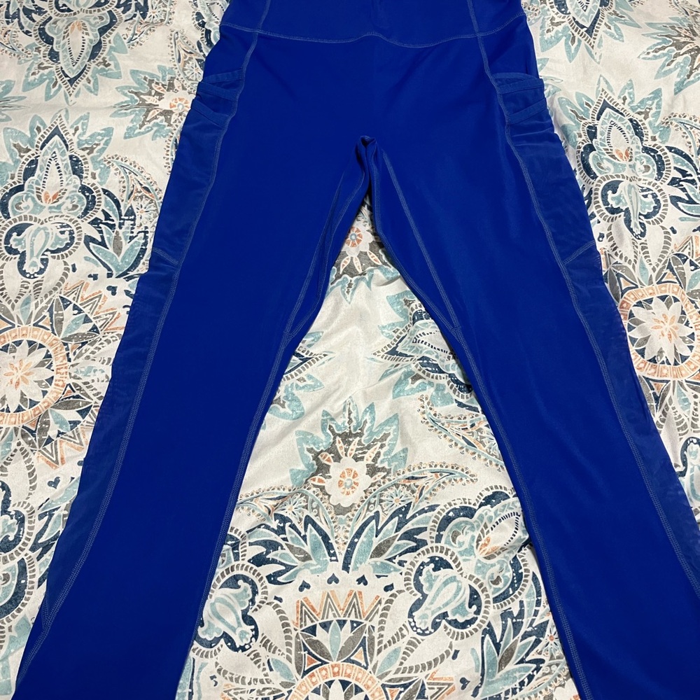 Fabletics Motion365 Royal Blue Leggings